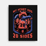 Dice Heart-None-Stretched-Canvas-Studio Mootant