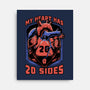 Dice Heart-None-Stretched-Canvas-Studio Mootant