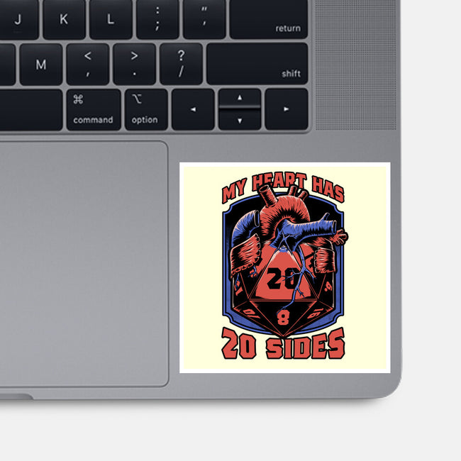 Dice Heart-None-Glossy-Sticker-Studio Mootant