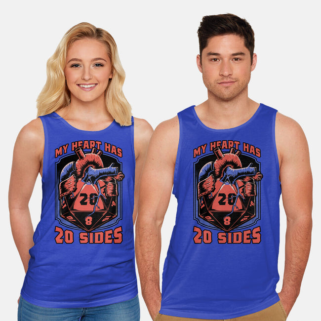 Dice Heart-Unisex-Basic-Tank-Studio Mootant