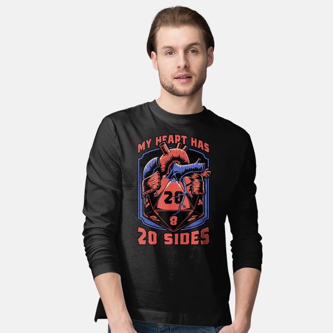 Dice Heart-Mens-Long Sleeved-Tee-Studio Mootant