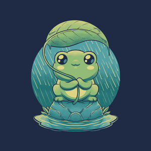 Rainy Day Cute Frog