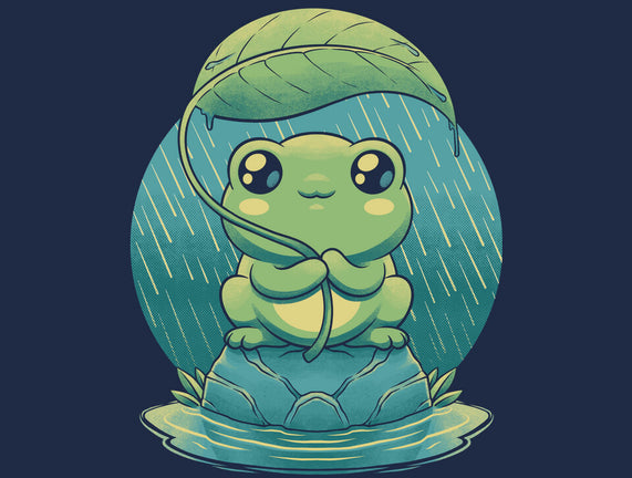 Rainy Day Cute Frog