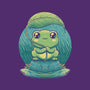 Rainy Day Cute Frog-Womens-Basic-Tee-Studio Mootant