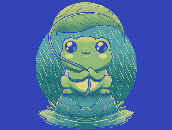 Rainy Day Cute Frog