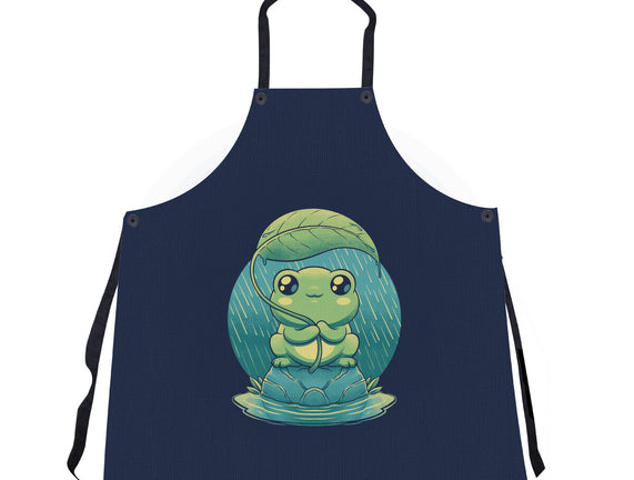 Rainy Day Cute Frog