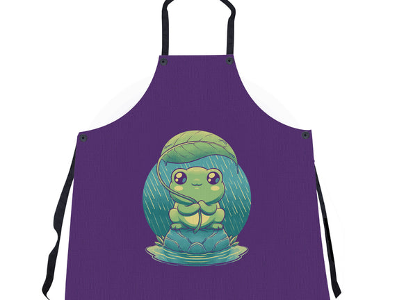 Rainy Day Cute Frog