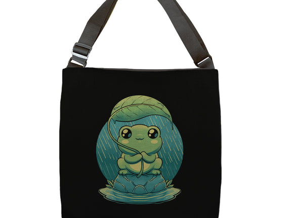 Rainy Day Cute Frog