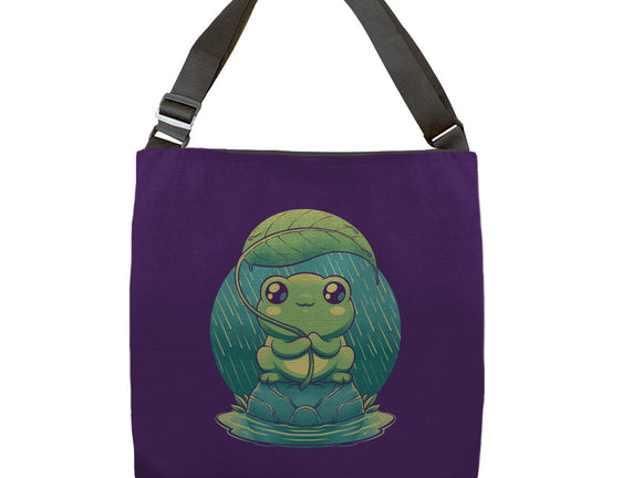 Rainy Day Cute Frog