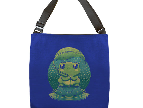 Rainy Day Cute Frog