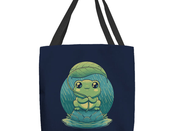 Rainy Day Cute Frog