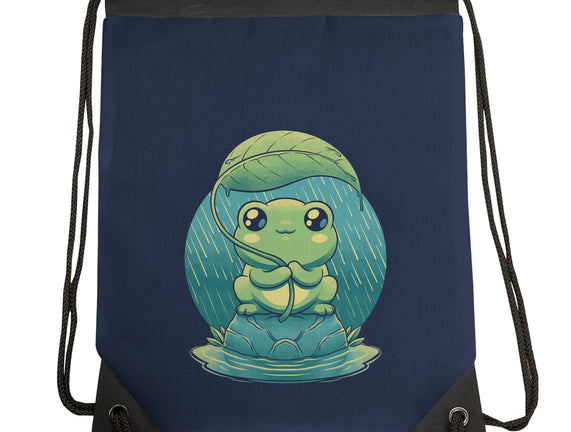 Rainy Day Cute Frog