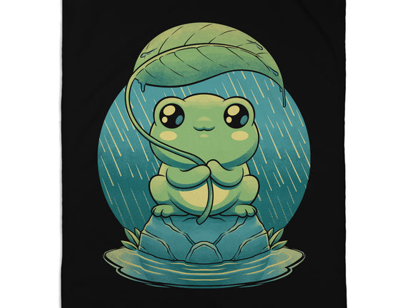 Rainy Day Cute Frog