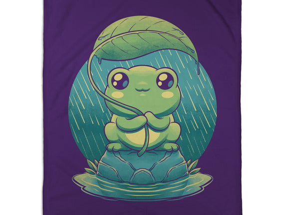 Rainy Day Cute Frog