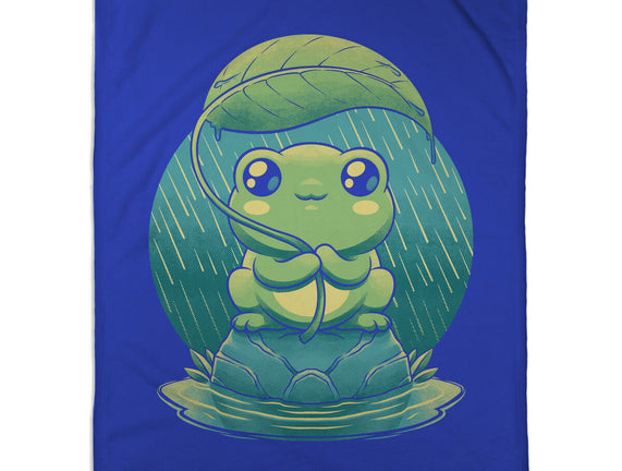 Rainy Day Cute Frog