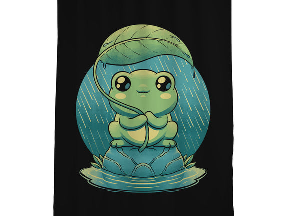 Rainy Day Cute Frog