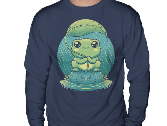 Rainy Day Cute Frog