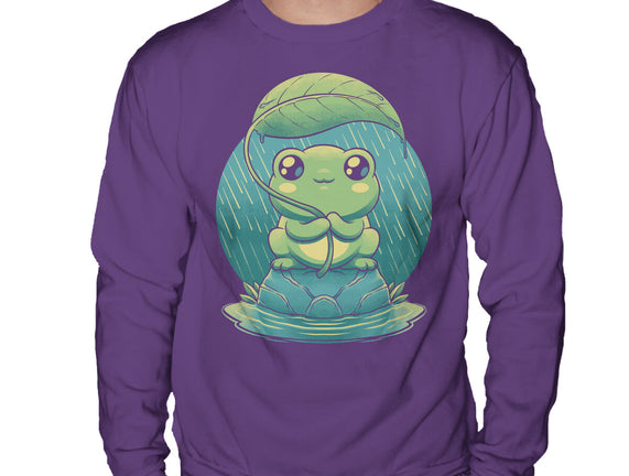 Rainy Day Cute Frog