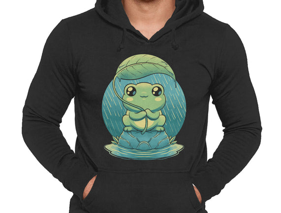 Rainy Day Cute Frog