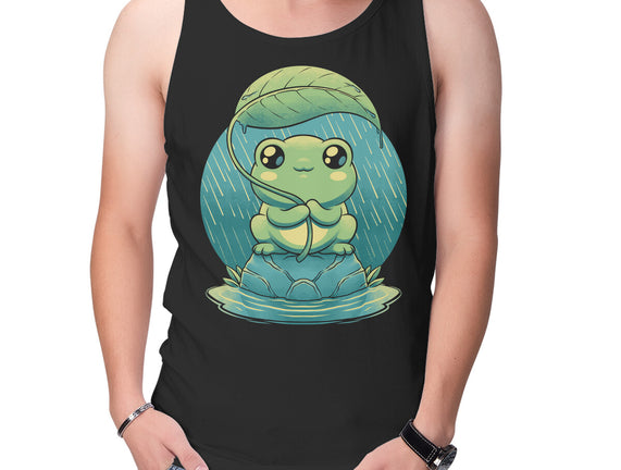 Rainy Day Cute Frog
