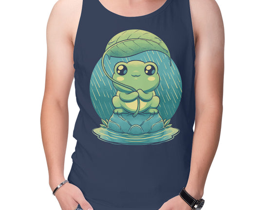Rainy Day Cute Frog