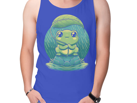 Rainy Day Cute Frog