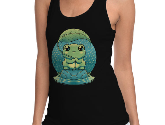 Rainy Day Cute Frog