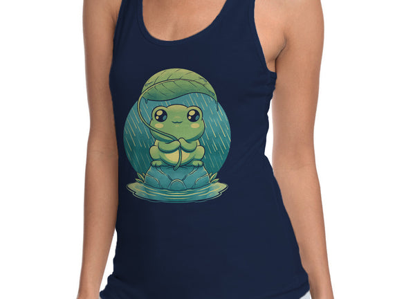 Rainy Day Cute Frog