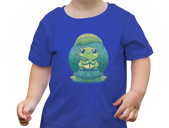 Rainy Day Cute Frog