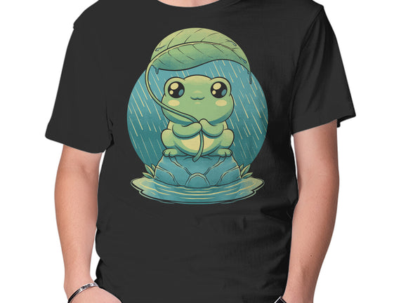 Rainy Day Cute Frog