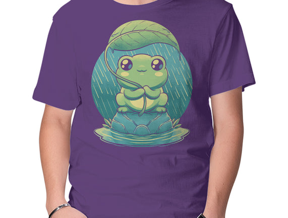 Rainy Day Cute Frog