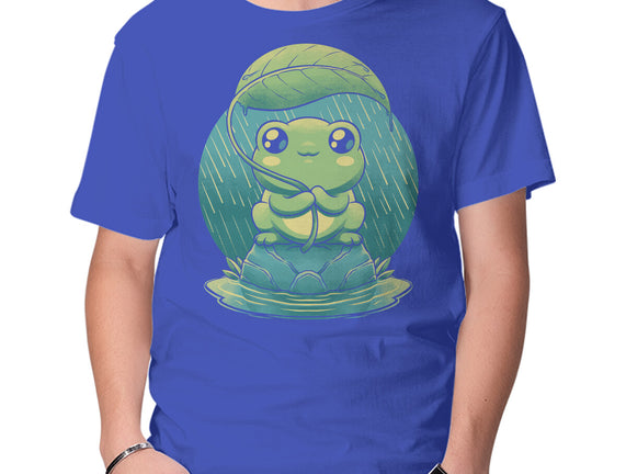 Rainy Day Cute Frog