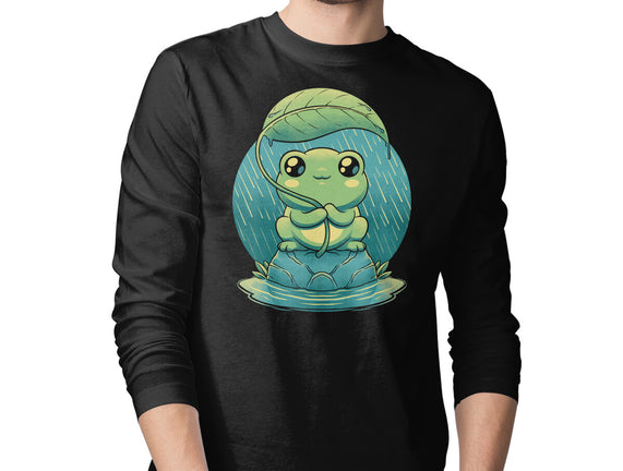 Rainy Day Cute Frog