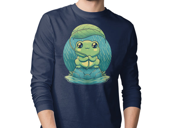 Rainy Day Cute Frog