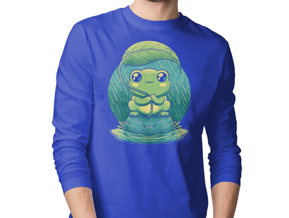 Rainy Day Cute Frog