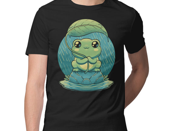 Rainy Day Cute Frog