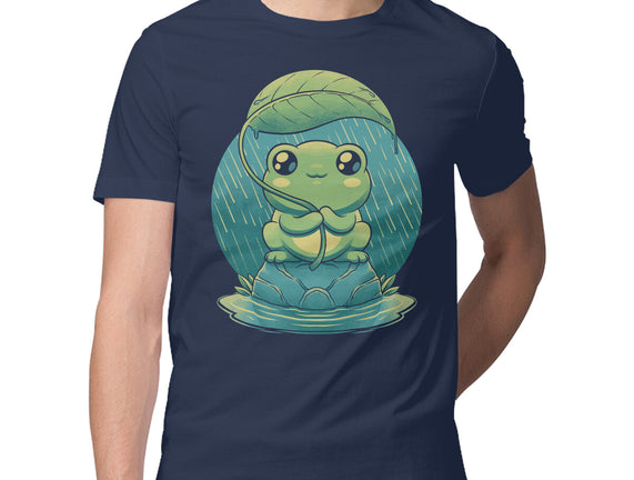 Rainy Day Cute Frog