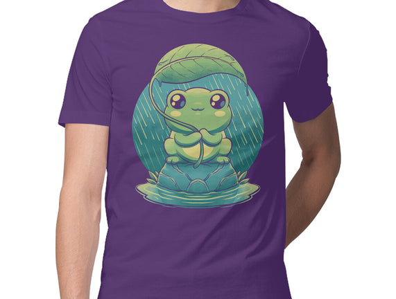 Rainy Day Cute Frog