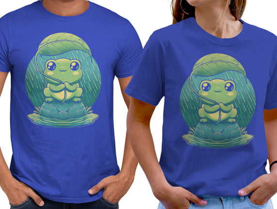 Rainy Day Cute Frog