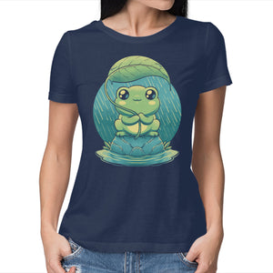 Rainy Day Cute Frog