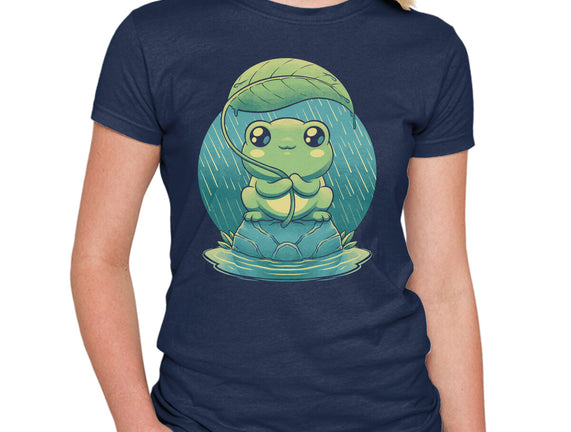 Rainy Day Cute Frog