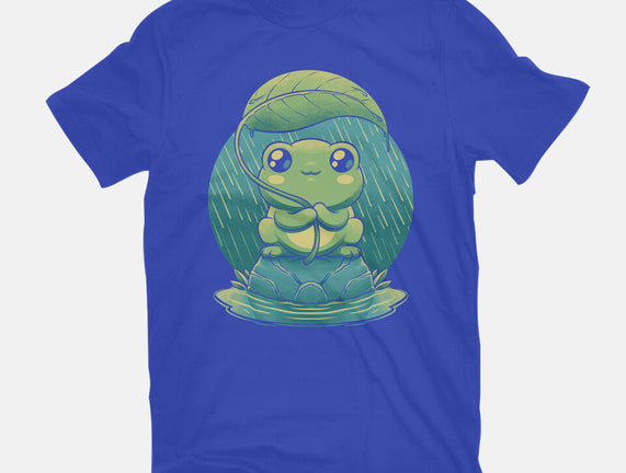 Rainy Day Cute Frog