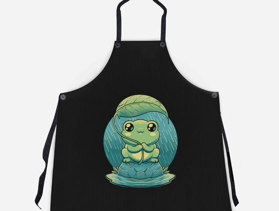 Rainy Day Cute Frog