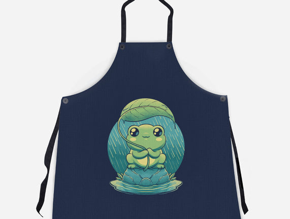 Rainy Day Cute Frog