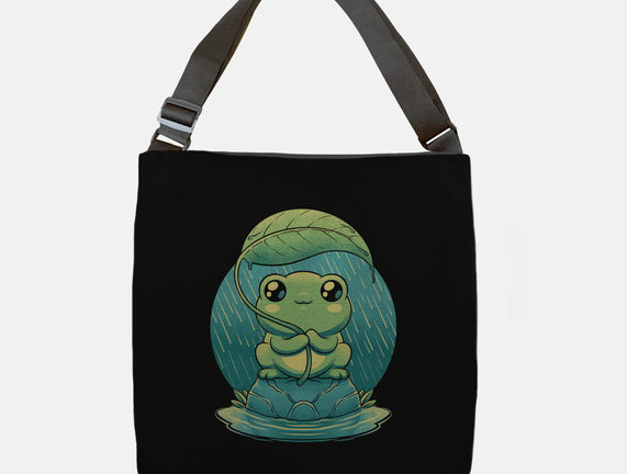 Rainy Day Cute Frog