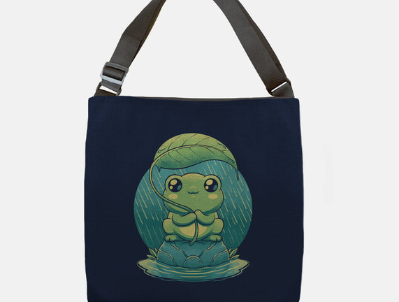 Rainy Day Cute Frog