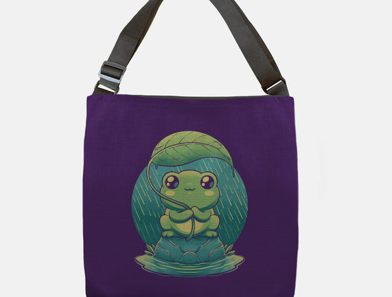 Rainy Day Cute Frog