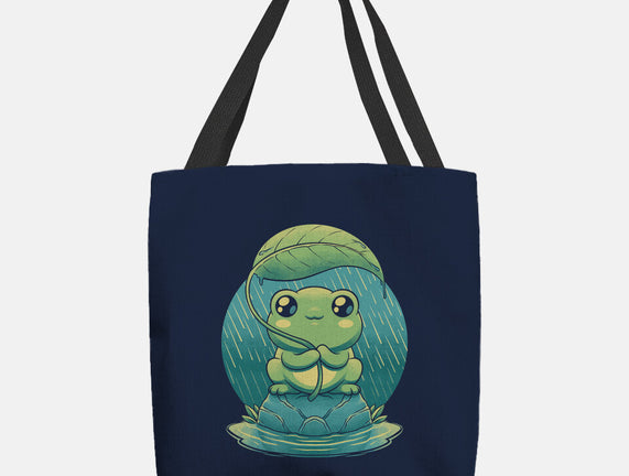 Rainy Day Cute Frog