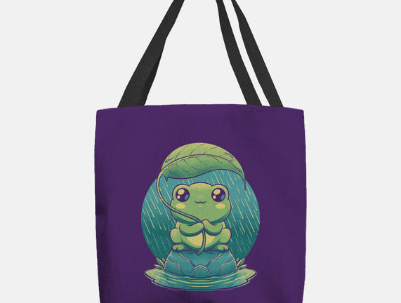 Rainy Day Cute Frog