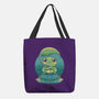 Rainy Day Cute Frog-None-Basic Tote-Bag-Studio Mootant